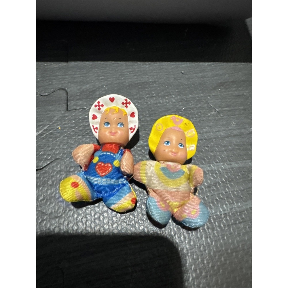 Lot Of 2 Galoob 1989 So Small Babies